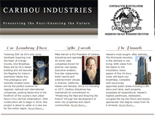 Tablet Screenshot of caribouind.com